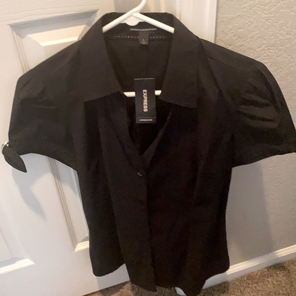 Express black blouse